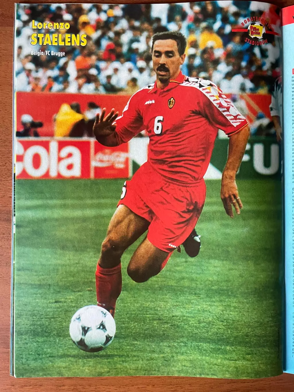 Журнал. Футбол Pilka Nozna N17/ 1998.Постер Зеєдорф,Рух,Сталенс. 4