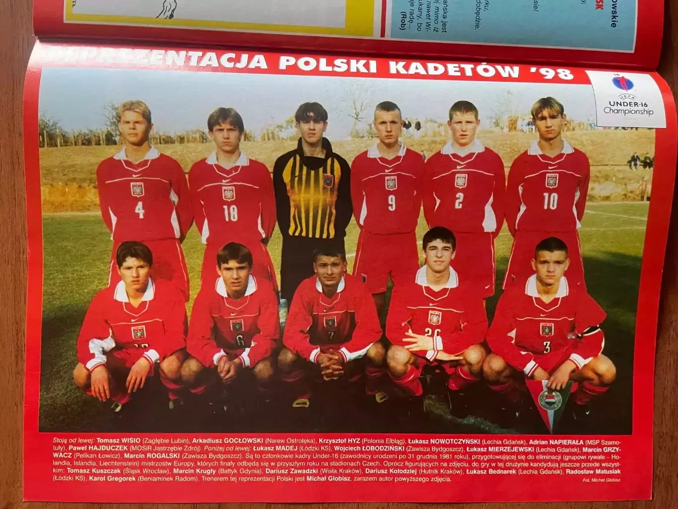 Журнал. Футбол Pilka Nozna N17/ 1998.Постер Зеєдорф,Рух,Сталенс. 6