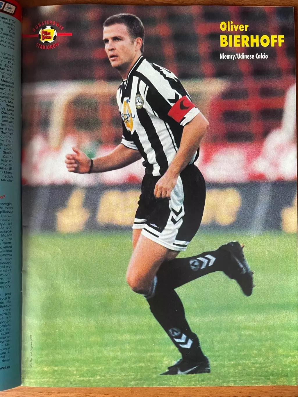 Журнал. Футбол Pilka Nozna N18/ 1998.Постер Югославія.,Бірхофф,Юговіч. 1