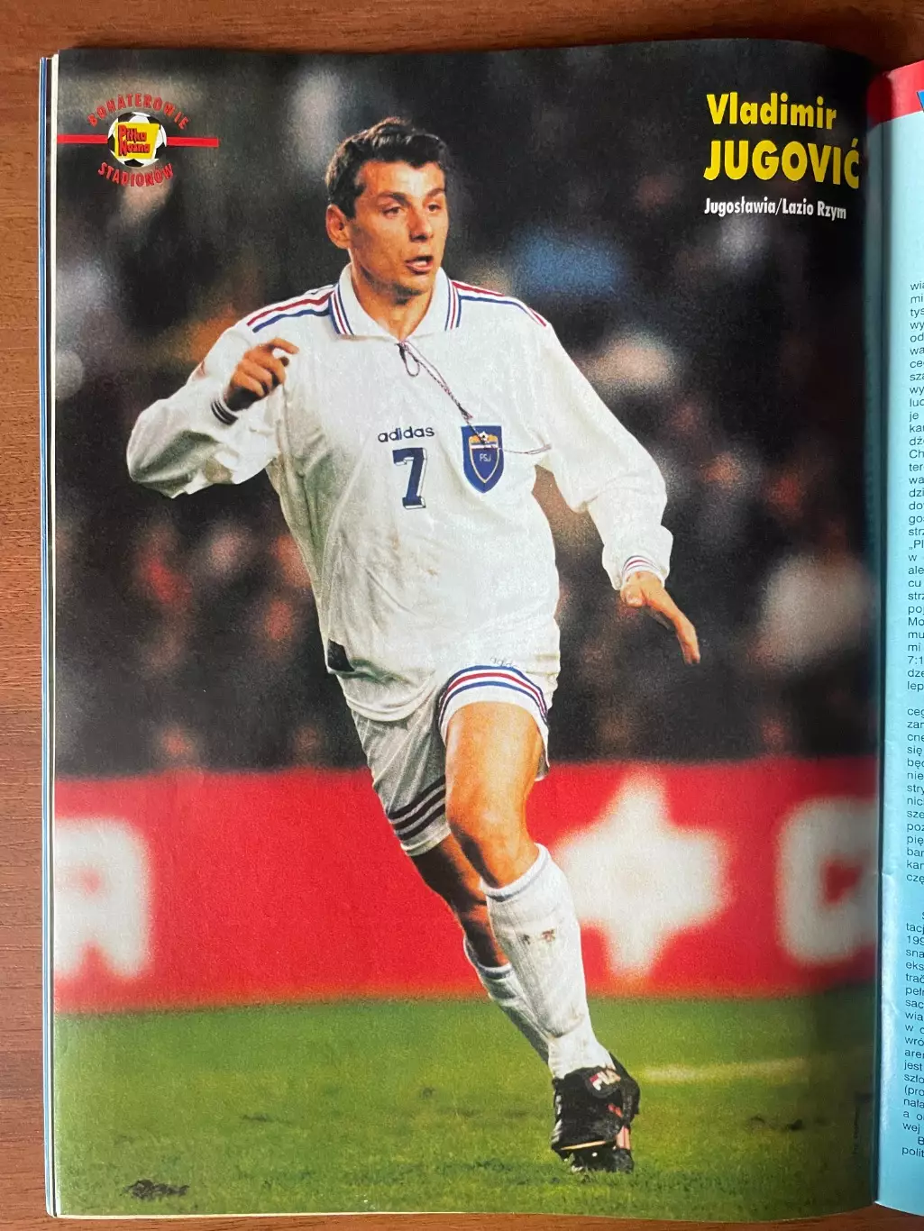 Журнал. Футбол Pilka Nozna N18/ 1998.Постер Югославія.,Бірхофф,Юговіч. 4
