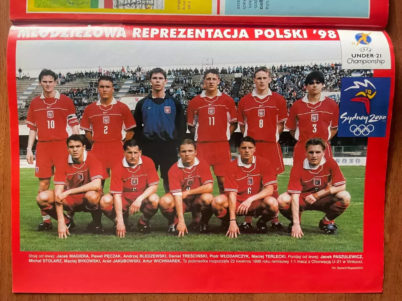 Журнал. Футбол Pilka Nozna N18/ 1998.Постер Югославія.,Бірхофф,Юговіч. 6