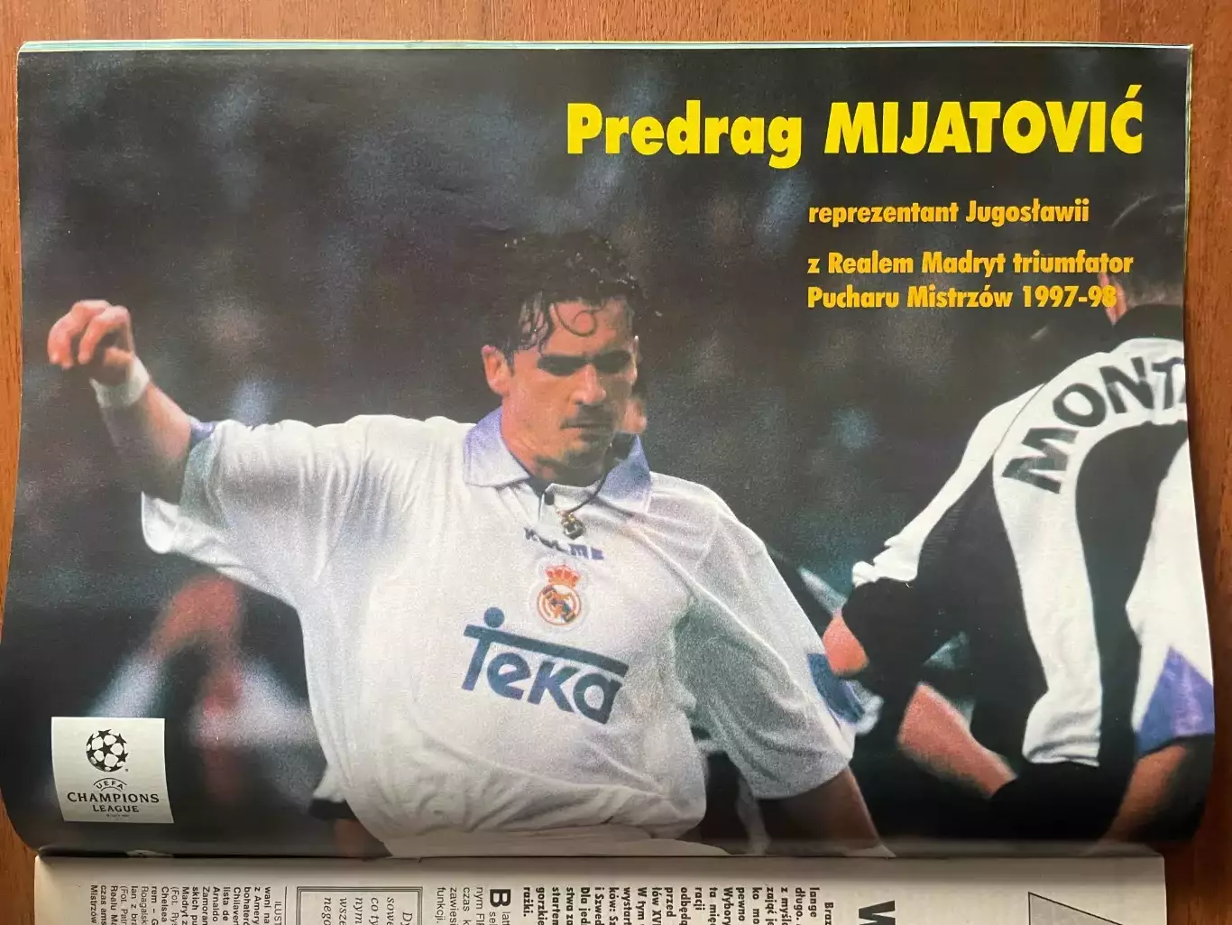 Журнал. Футбол Pilka Nozna N22/ 1998.Постер Інтер,Віаллі,Міятовіч. 3