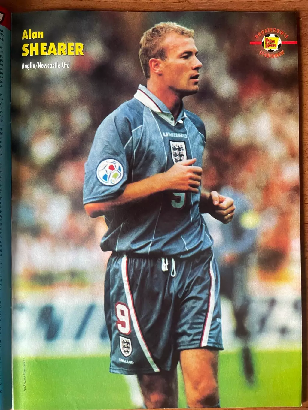 Журнал. Футбол Pilka Nozna N19/ 1998.Постер Англія,Йерро,Ширер,Іліє. 2