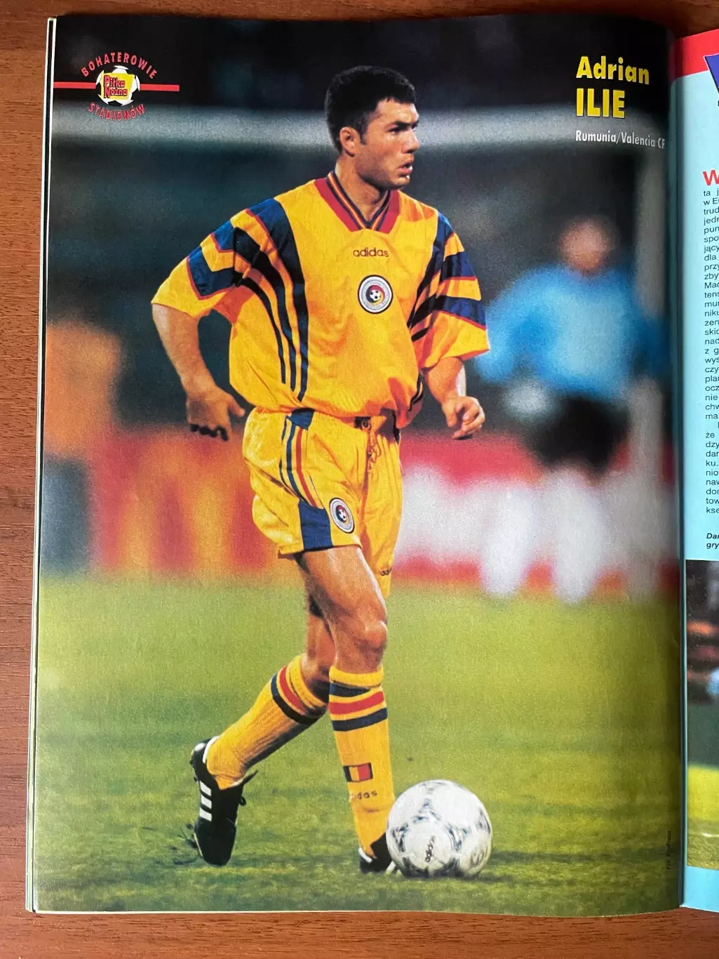 Журнал. Футбол Pilka Nozna N19/ 1998.Постер Англія,Йерро,Ширер,Іліє. 5