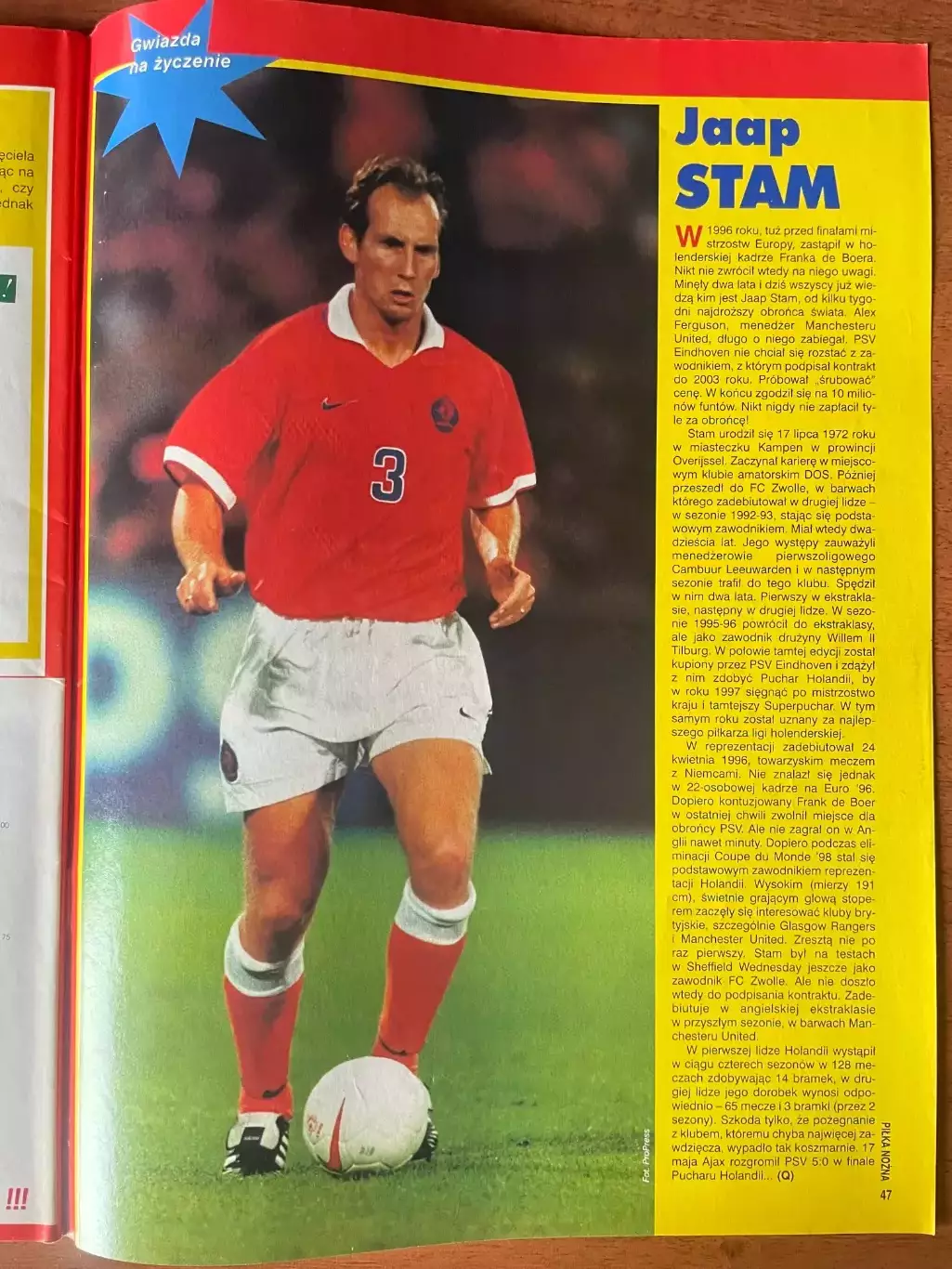 Журнал. Футбол Pilka Nozna N21/ 1998.Постер Челсі. 5