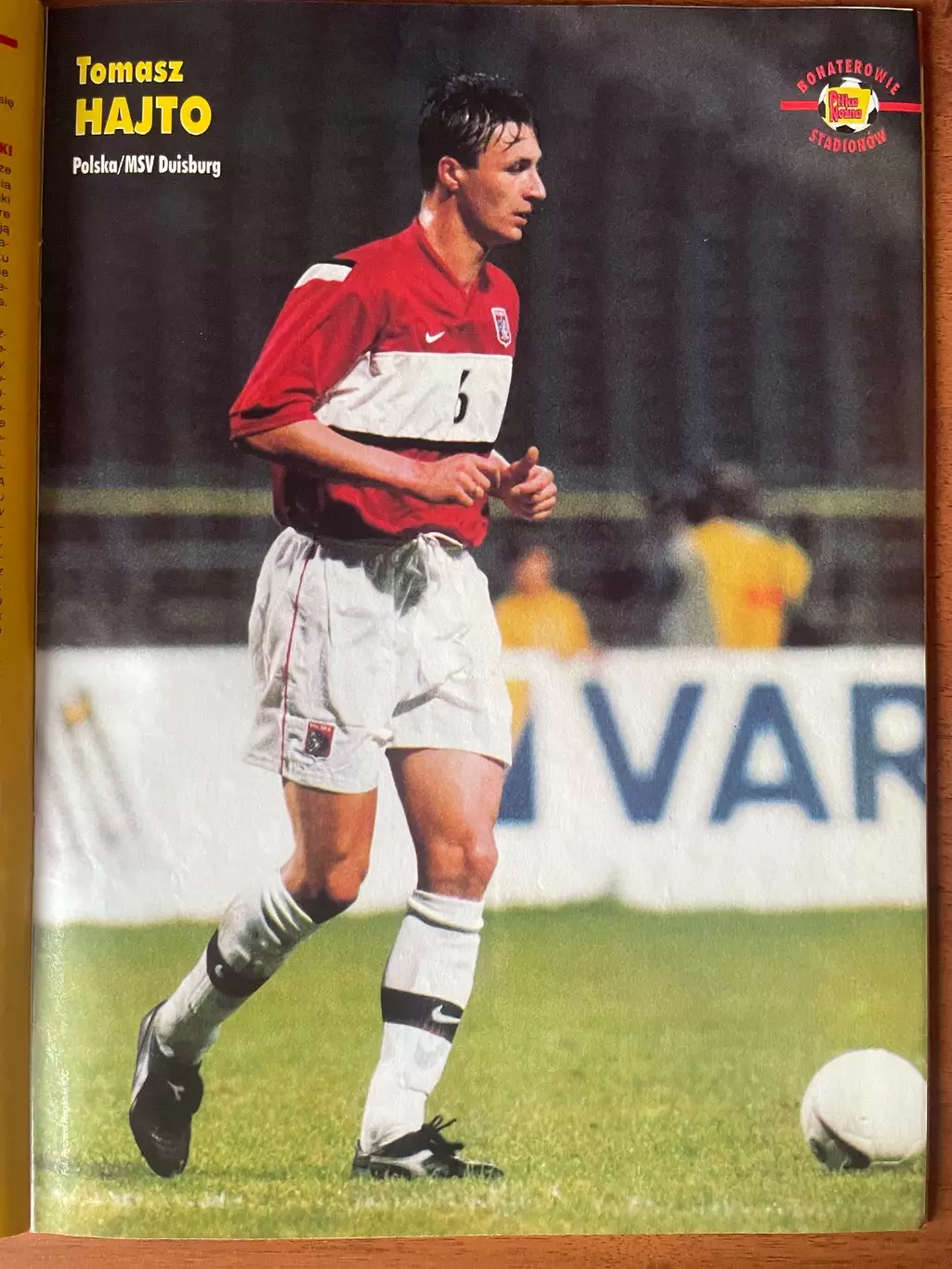 Журнал. Футбол Pilka Nozna N23/ 1998.Постер Польща,Туніс,Вієйра. 6