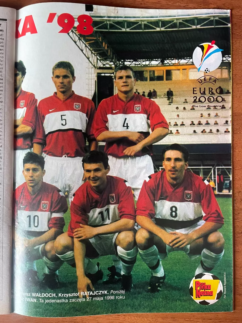 Журнал. Футбол Pilka Nozna N23/ 1998.Постер Польща,Туніс,Вієйра. 2