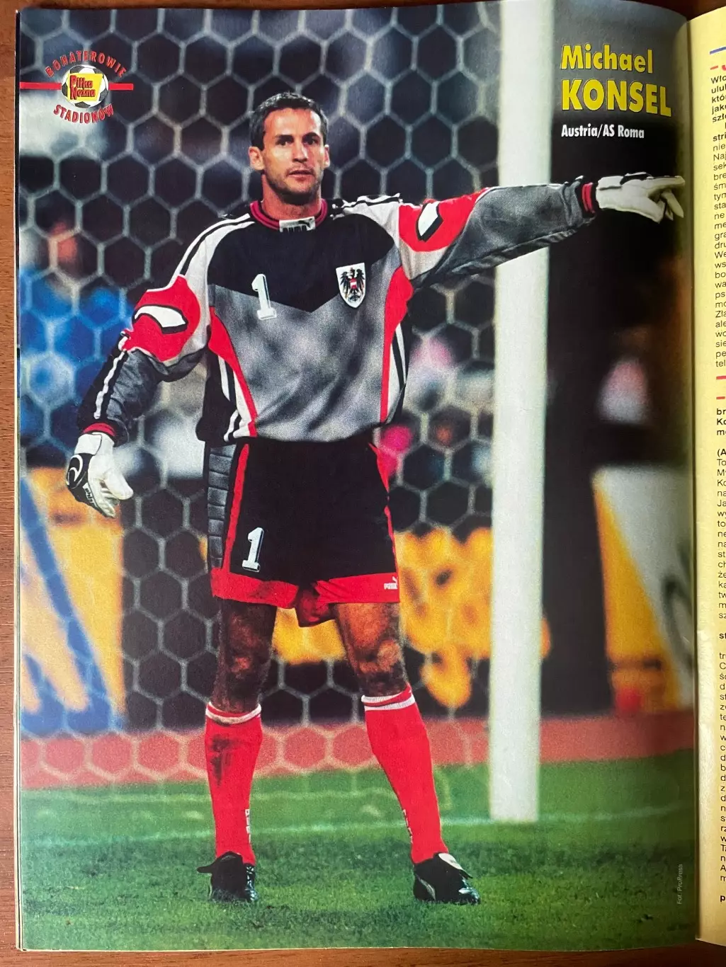 Журнал. Футбол Pilka Nozna N24/ 1998.Постер Бразилія,Консел. 5