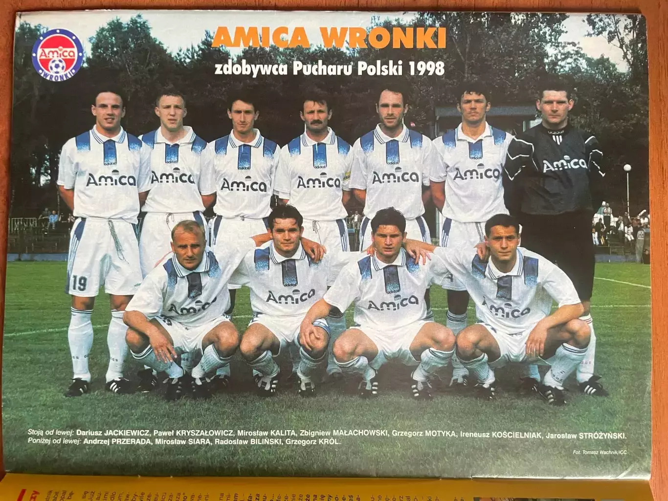 Журнал. Футбол Pilka Nozna N25/ 1998.Постер Ланс,Аміка,Лізаразю. 4