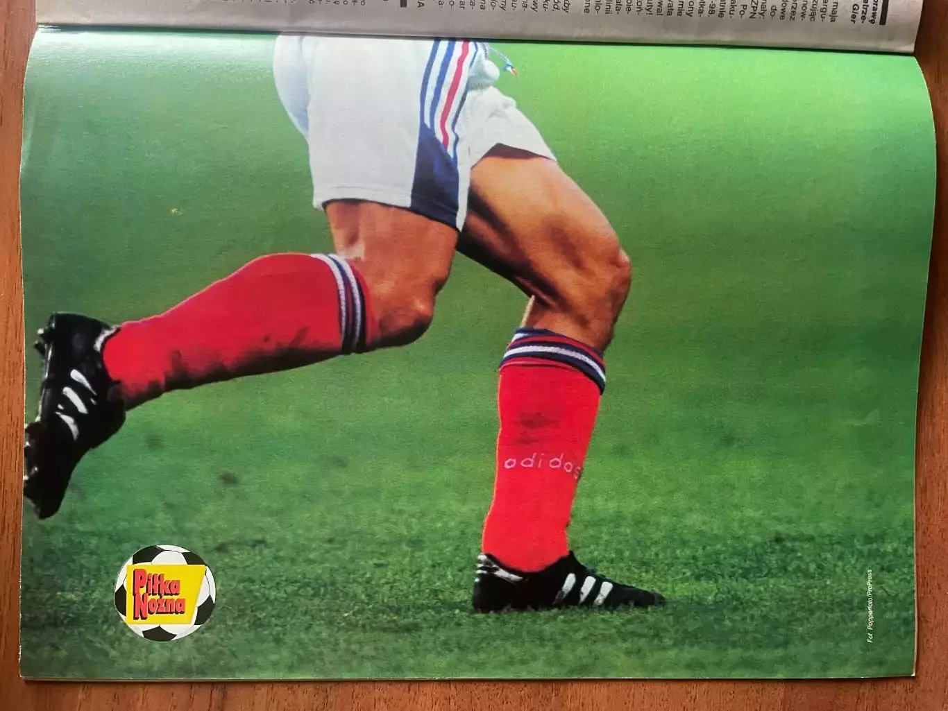 Журнал. Футбол Pilka Nozna N25/ 1998.Постер Ланс,Аміка,Лізаразю. 3