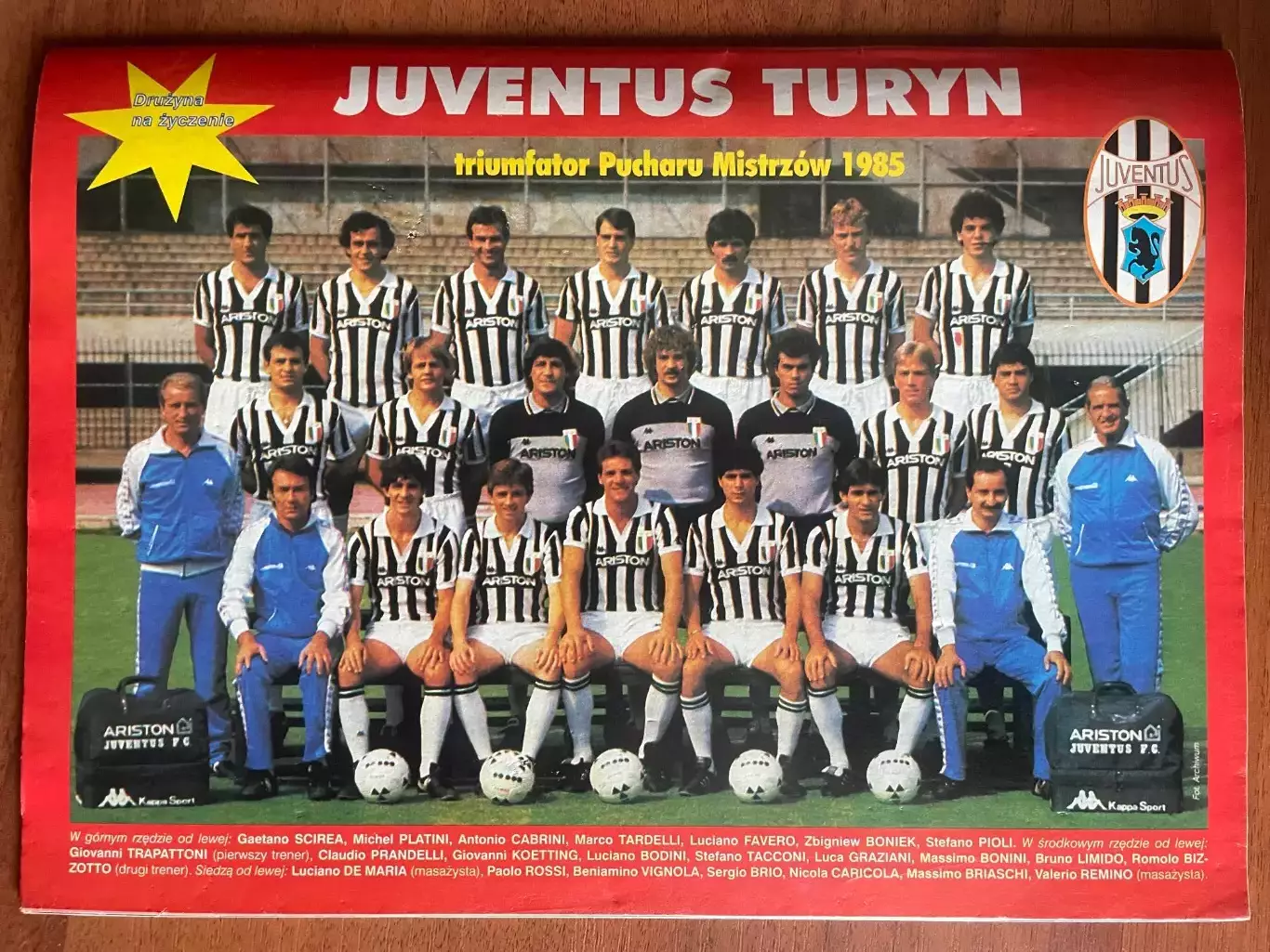 Журнал. Футбол Pilka Nozna N40/ 1998.Постер Ювентус,Монако. 2