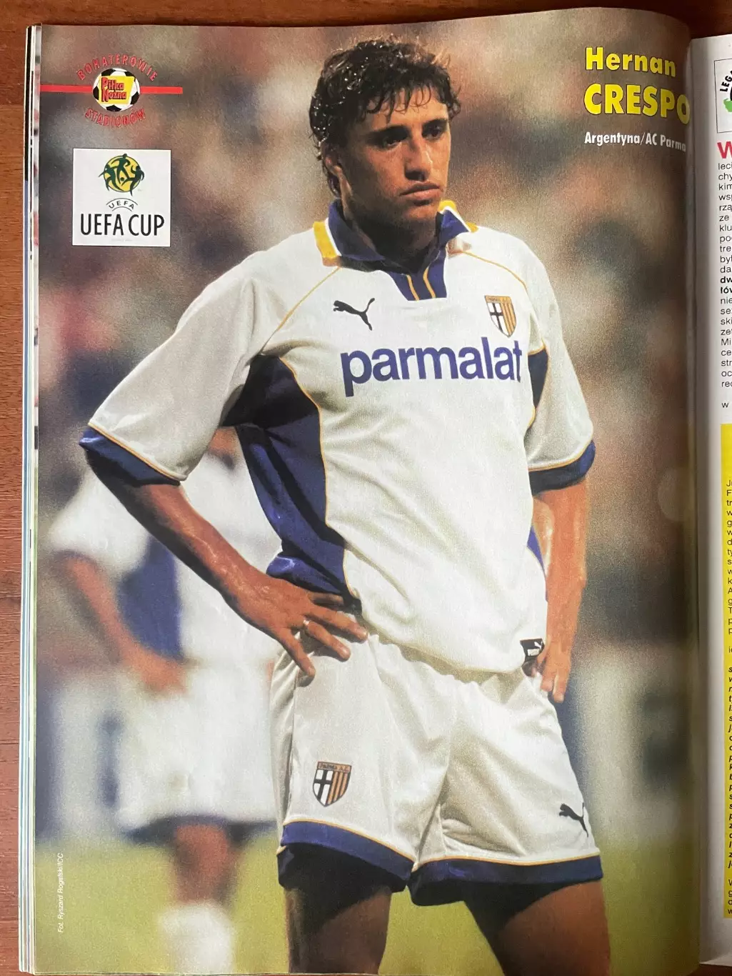 Журнал. Футбол Pilka Nozna N41/ 1998.Постер Італія,Креспо. 2
