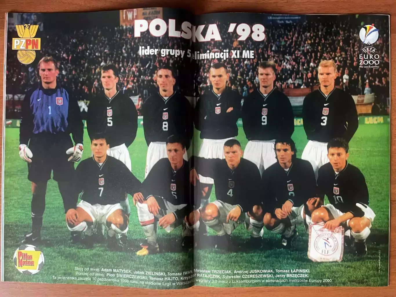 Журнал. Футбол Pilka Nozna N42/ 1998.Постер Польща,Богоссян. 1