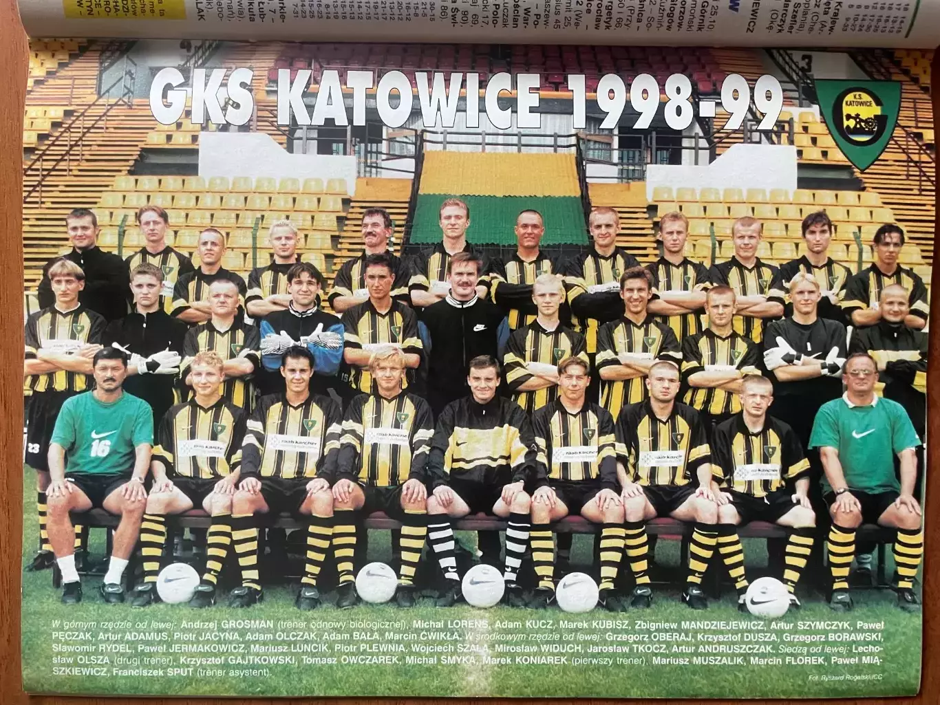 Журнал. Футбол Pilka Nozna N43/ 1998.Постер Парма,Гамбург,ГКС. 3