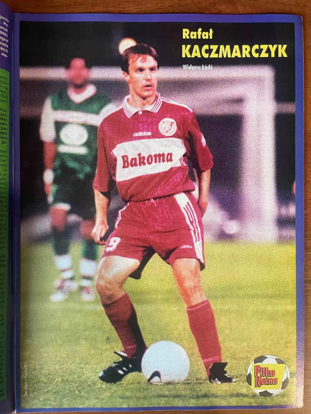 Журнал. Футбол Pilka Nozna N46/ 1998.Постер Бельгія,Бекхем. 1