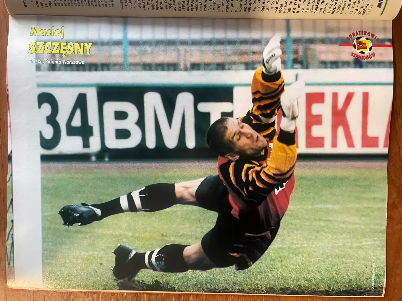 Журнал. Футбол Pilka Nozna N46/ 1998.Постер Бельгія,Бекхем. 2