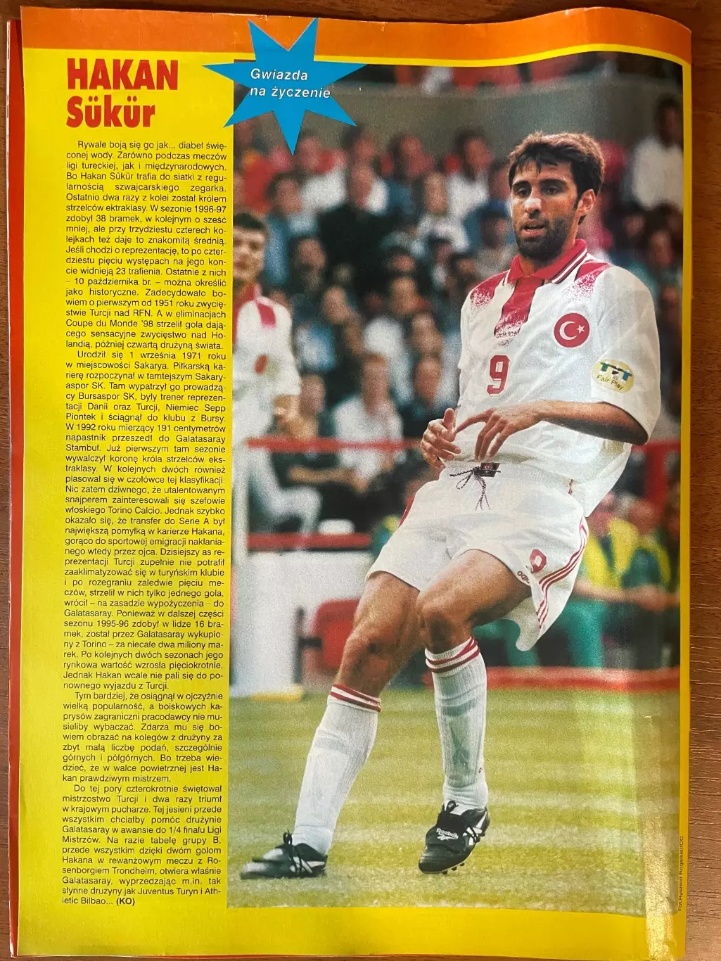 Журнал. Футбол Pilka Nozna N46/ 1998.Постер Бельгія,Бекхем. 5