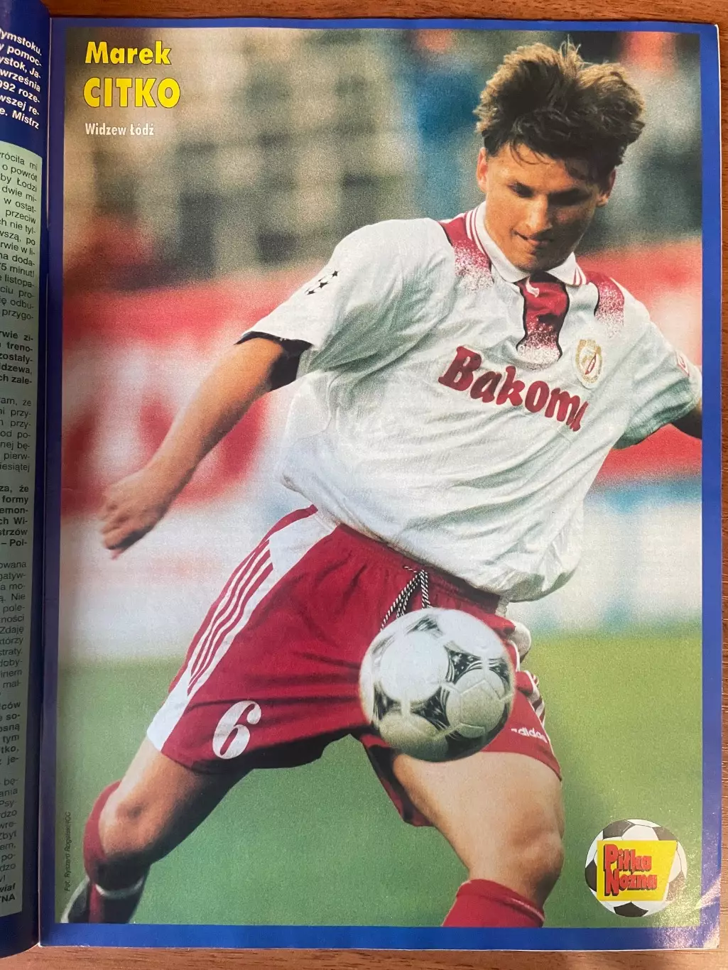 Журнал. Футбол Pilka Nozna N48/ 1998.Постер Вісла,Сфорца. 3