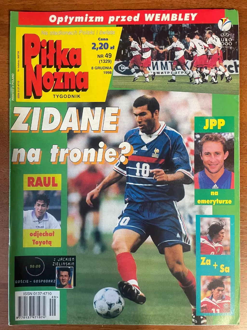 Журнал. Футбол Pilka Nozna N49/ 1998.Постер Лідс,Лех.