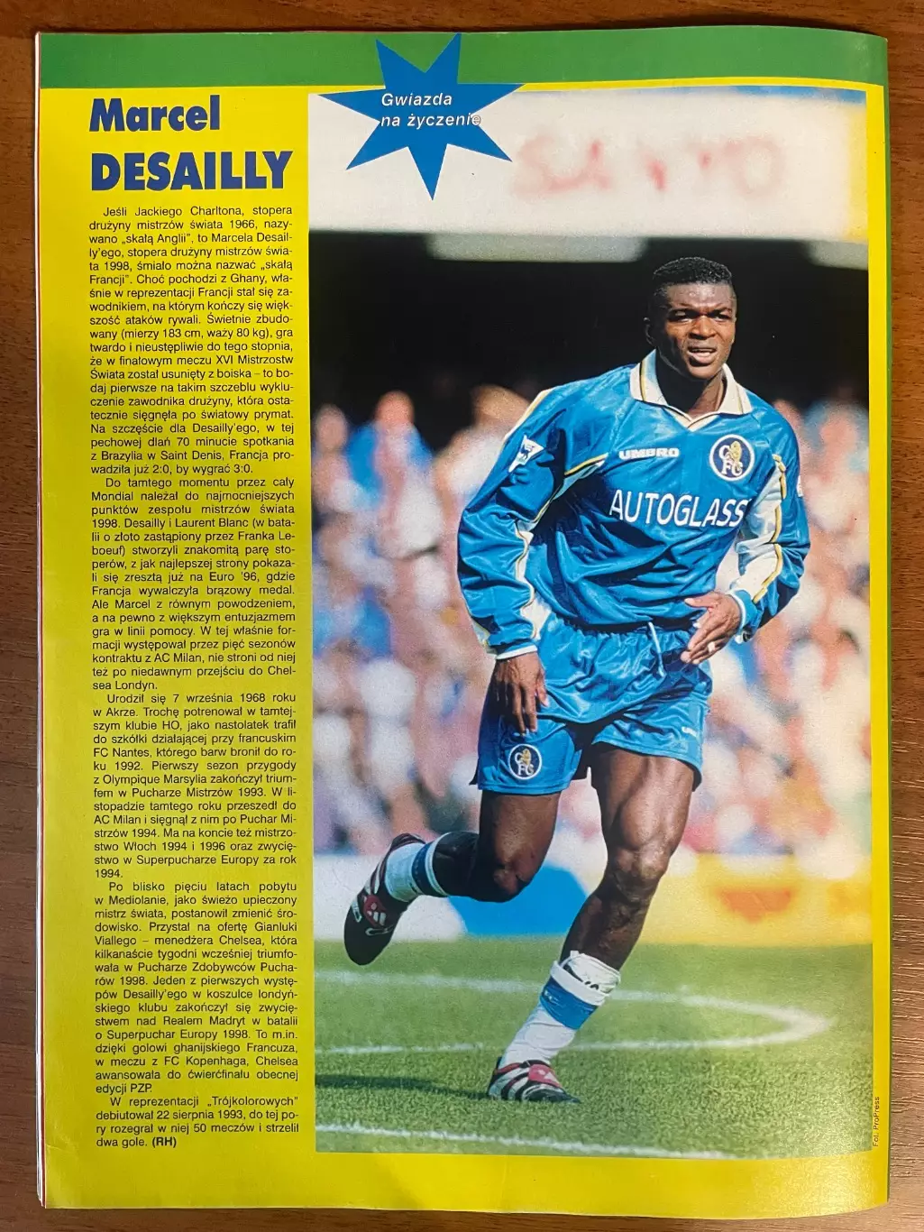 Журнал. Футбол Pilka Nozna N49/ 1998.Постер Лідс,Лех. 5