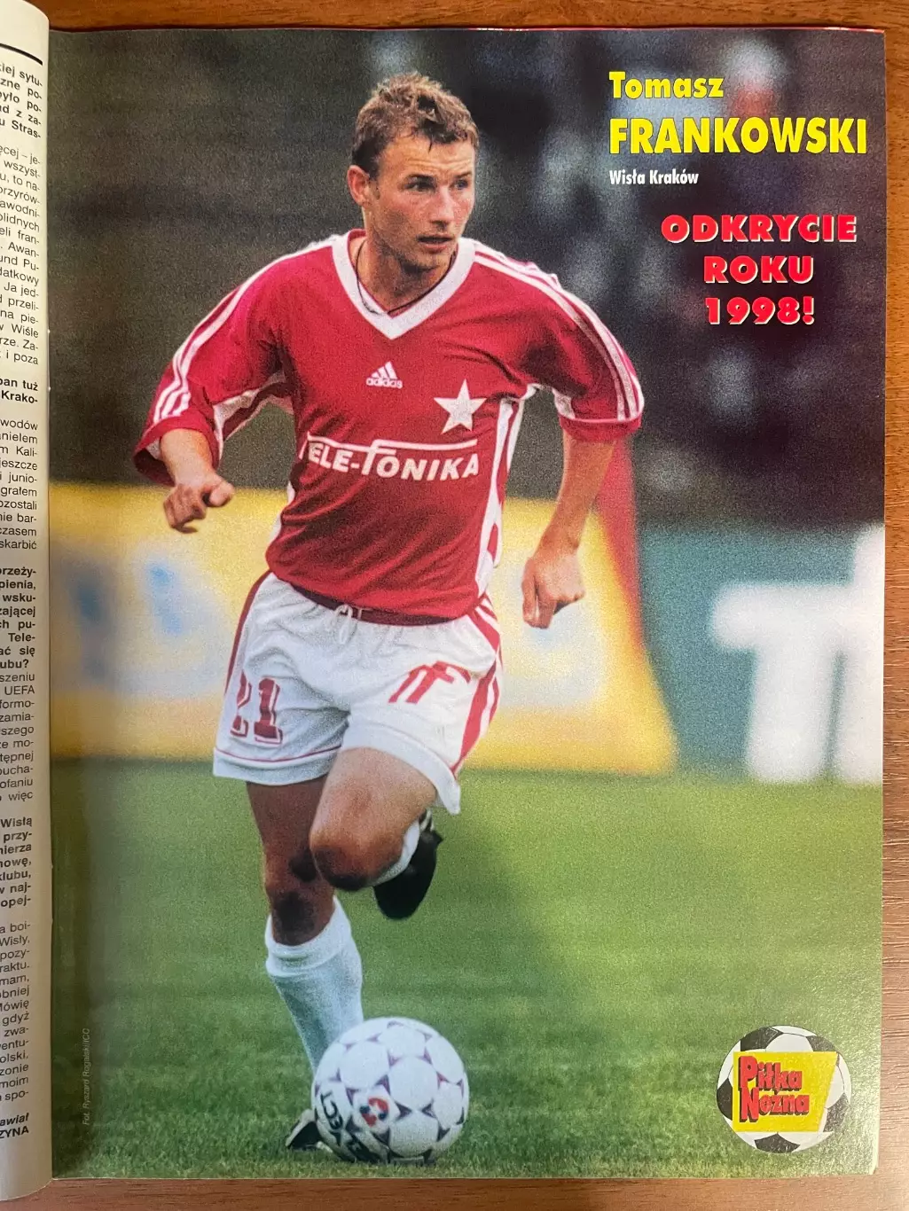 Журнал. Футбол Pilka Nozna N51/52/1998.Постер Зідан,Рауль. 4