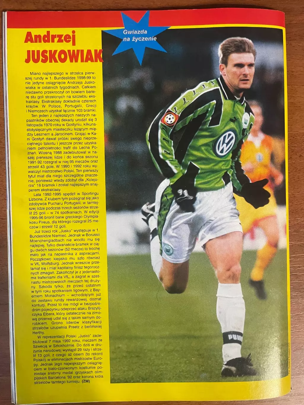 Журнал. Футбол Pilka Nozna N51/52/1998.Постер Зідан,Рауль. 6