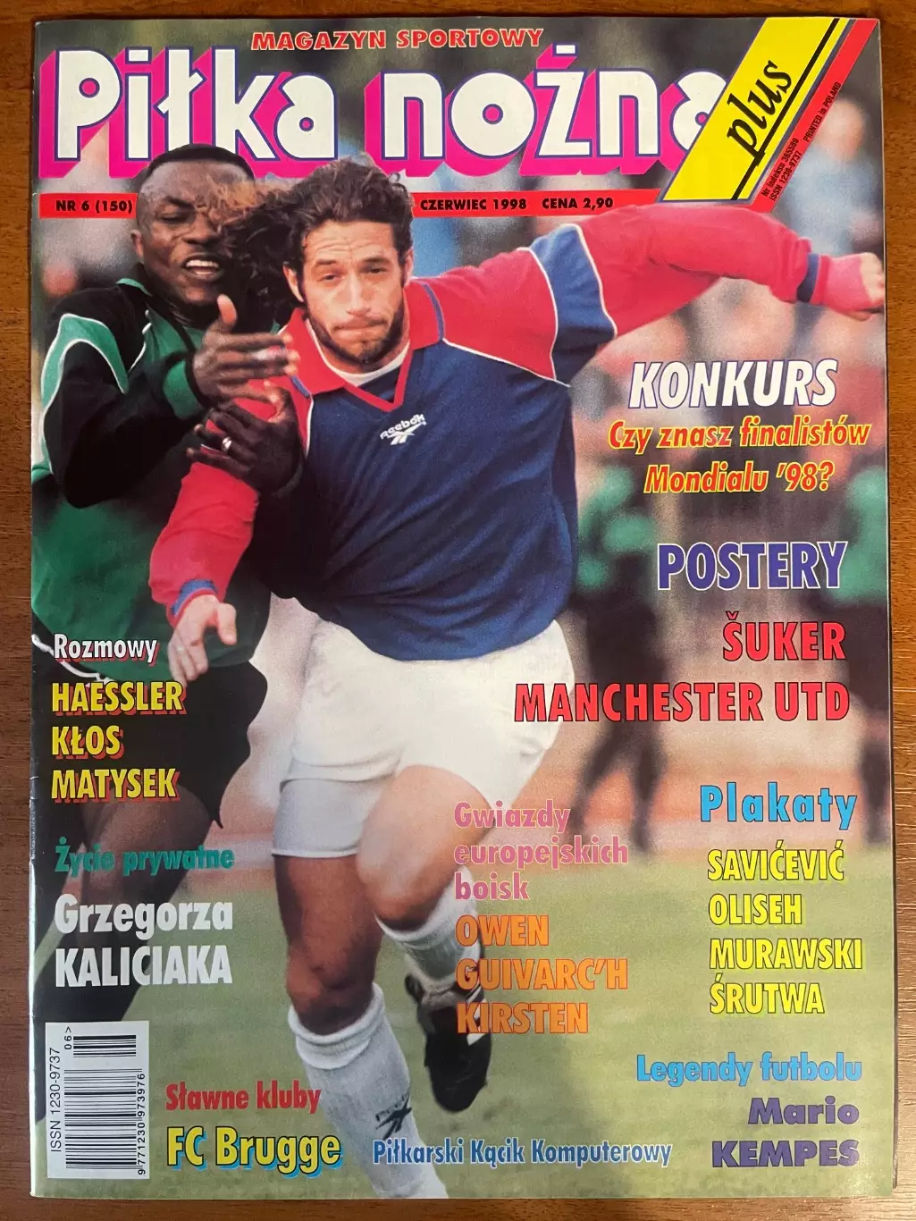 Журнал. Футбол Pilka Nozna Plus N16/ 1998.Постери..