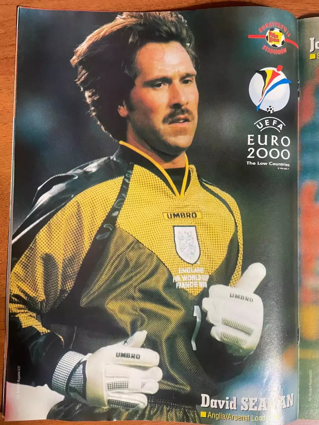 Журнал. Футбол Pilka Nozna N7/1999 Постер Хедман,Кемпбелл,Бьорклунд,Сімен. 3