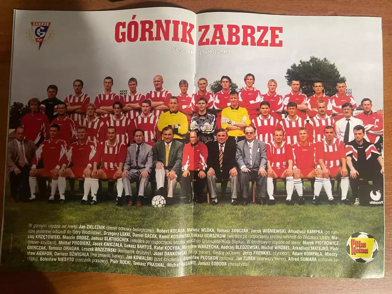 Журнал. Футбол Pilka Nozna N6/1999 Постер Баварія,Анрі,Гурнік 3