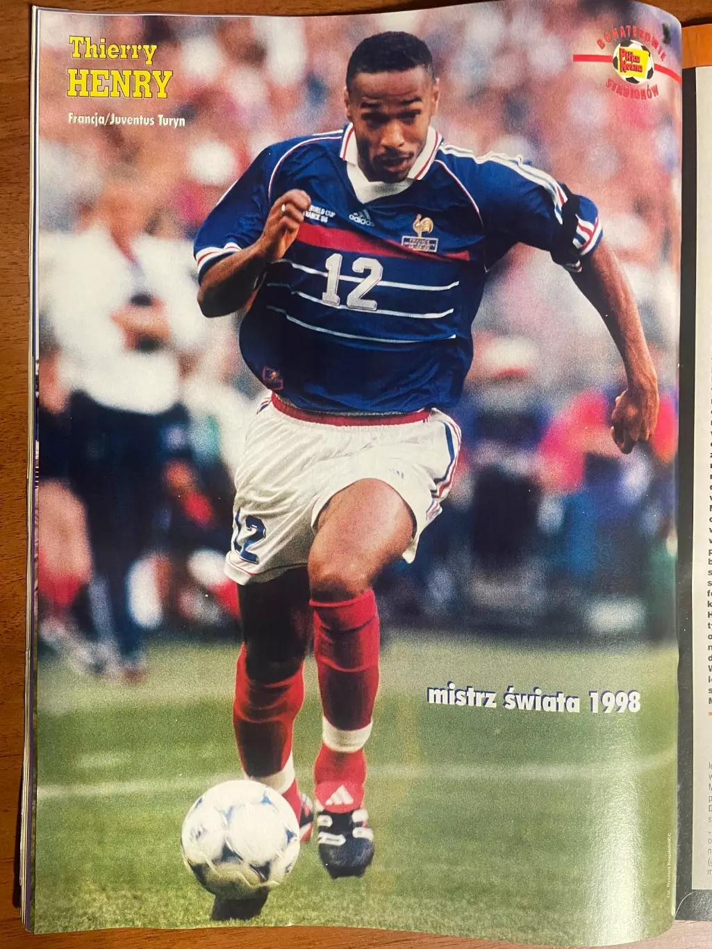 Журнал. Футбол Pilka Nozna N6/1999 Постер Баварія,Анрі,Гурнік 2