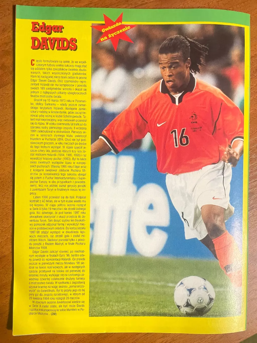 Журнал. Футбол Pilka Nozna N6/1999 Постер Баварія,Анрі,Гурнік 5