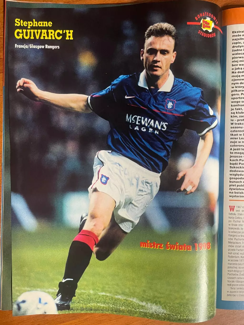 Журнал. Футбол Pilka Nozna N5/1999 Постер Ларссон,Нуман,Гіварш.. 3