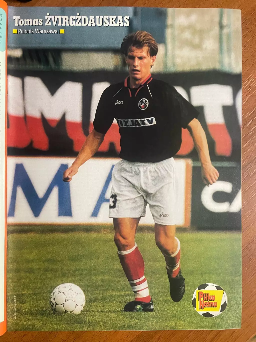 Журнал. Футбол Pilka Nozna N4/1999 Постер Корея,Верон.. 3