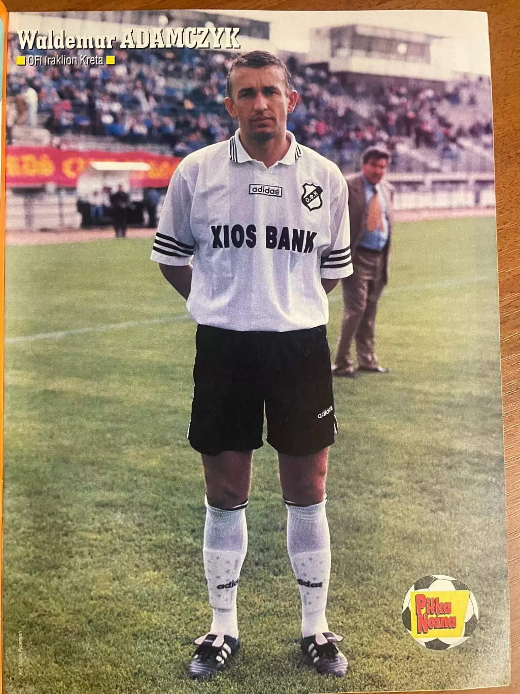 Журнал. Футбол Pilka Nozna N2/1999 Постер Байер,Бергомі 3