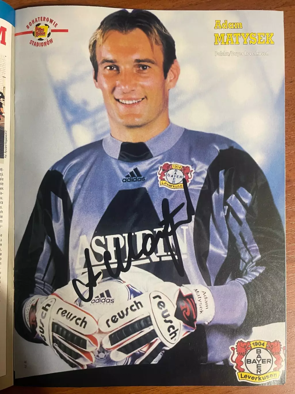 Журнал. Футбол Pilka Nozna N2/1999 Постер Байер,Бергомі 4