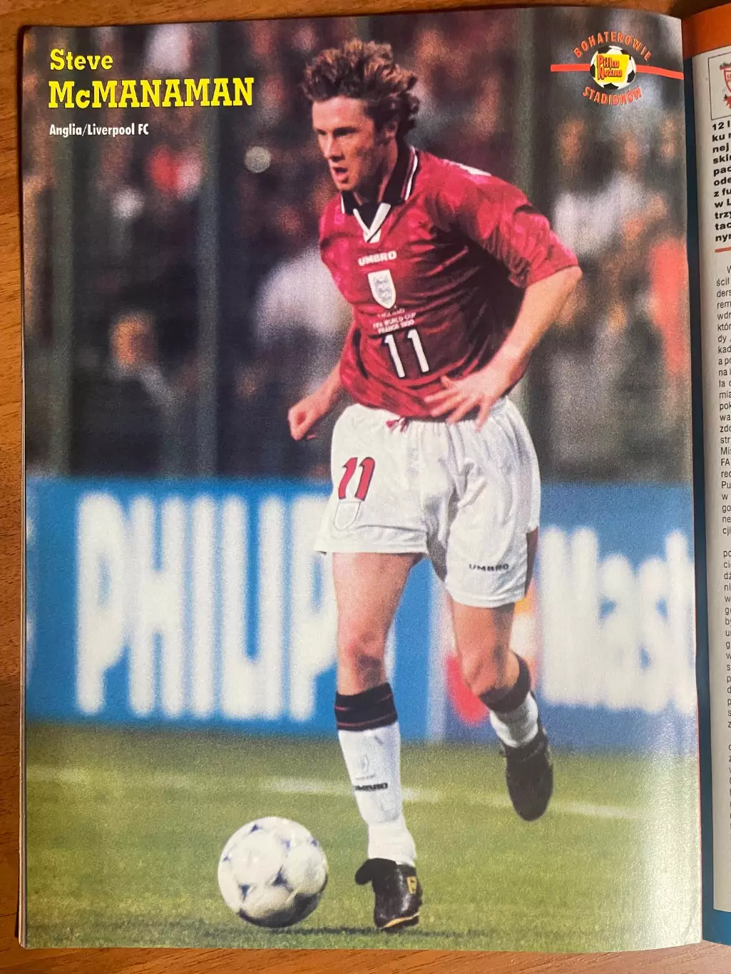 Журнал. Футбол Pilka Nozna N1/1999 Постер Данія,Макманаман,Осасуна 4