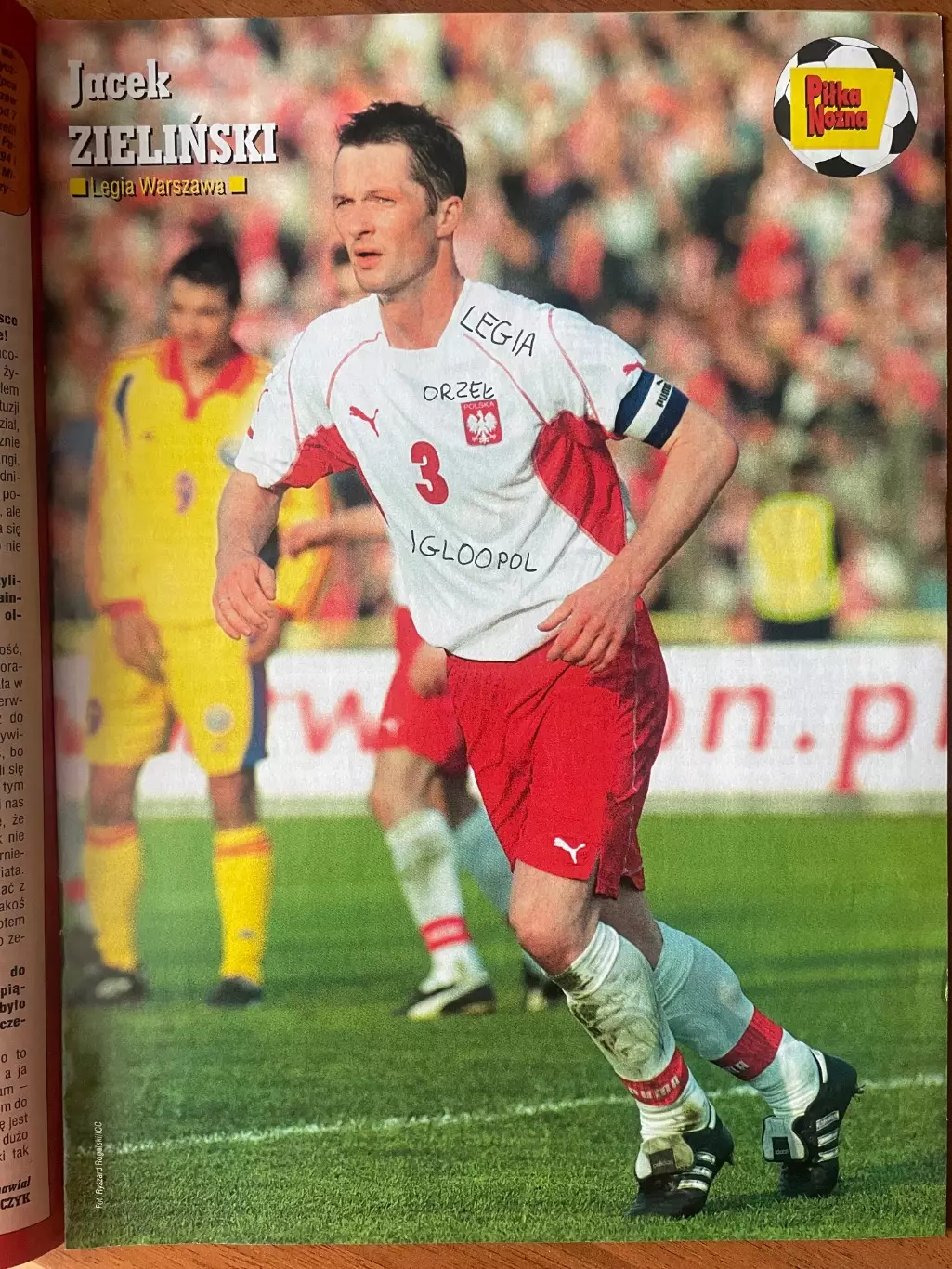 Журнал. Футбол Pilka Nozna N39/ 2002.Постер Зелінскі 1