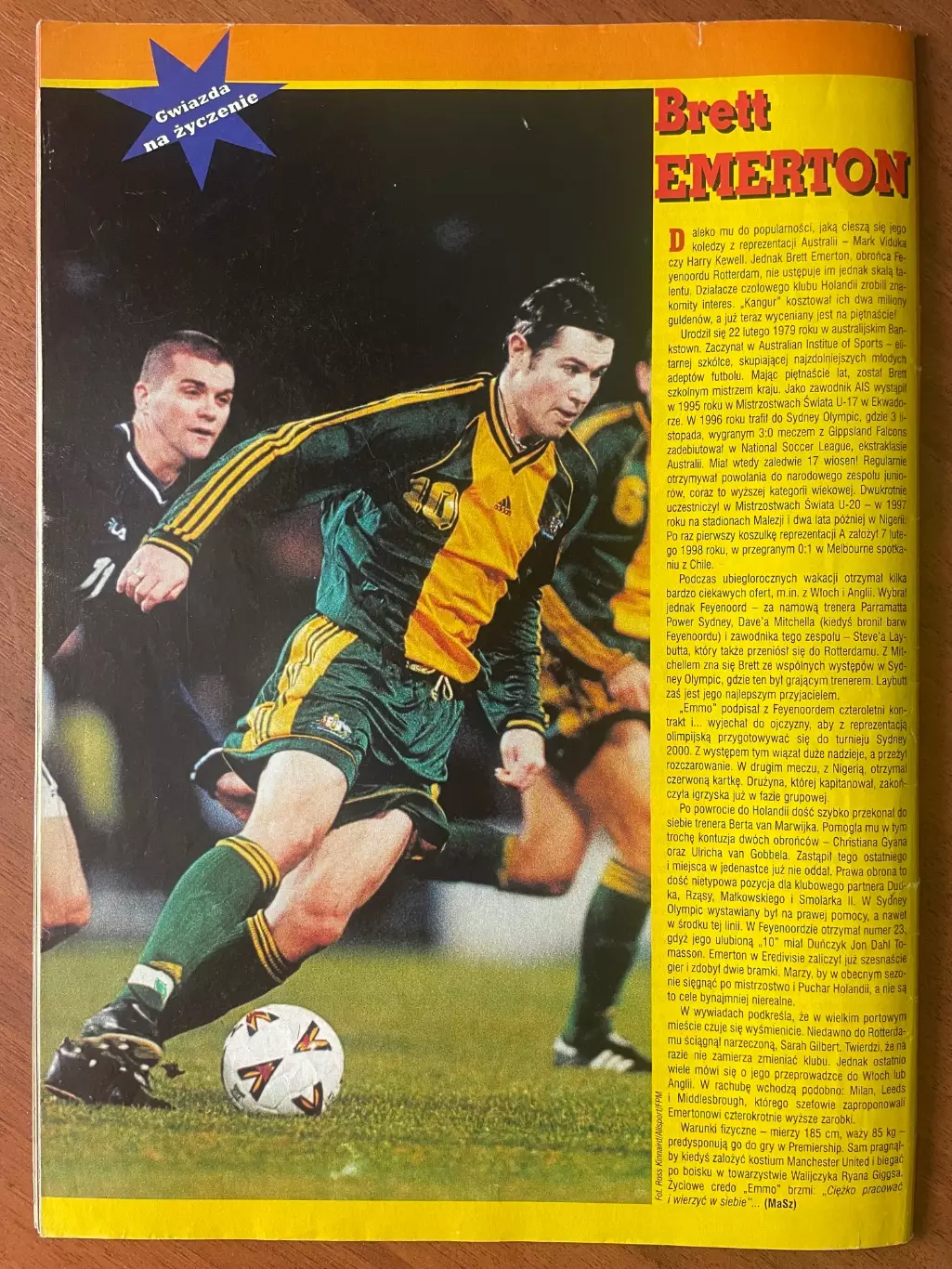 Журнал. Футбол Pilka Nozna N8/2001.Постер Бока Хуніорс 2