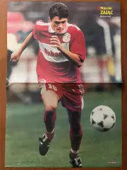 Футбол.Постер двосторонній з журналу Pilka Nozna Plus Заяц,Козецкі.