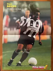 Футбол.Постер двосторонній з журналу Pilka Nozna Plus Давідс,Бекхем.