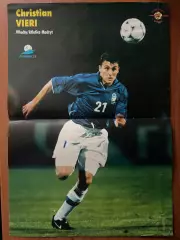 Футбол.Постер двосторонній з журналу Pilka Nozna Вієрі,Хаджи ,Стойкович.