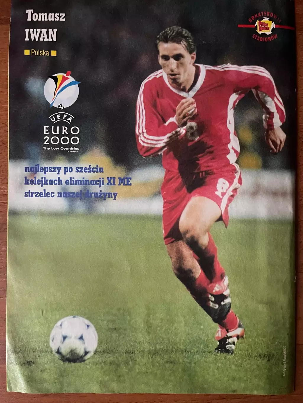 Футбол.Постер з журналу Pilka Nozna .Іван