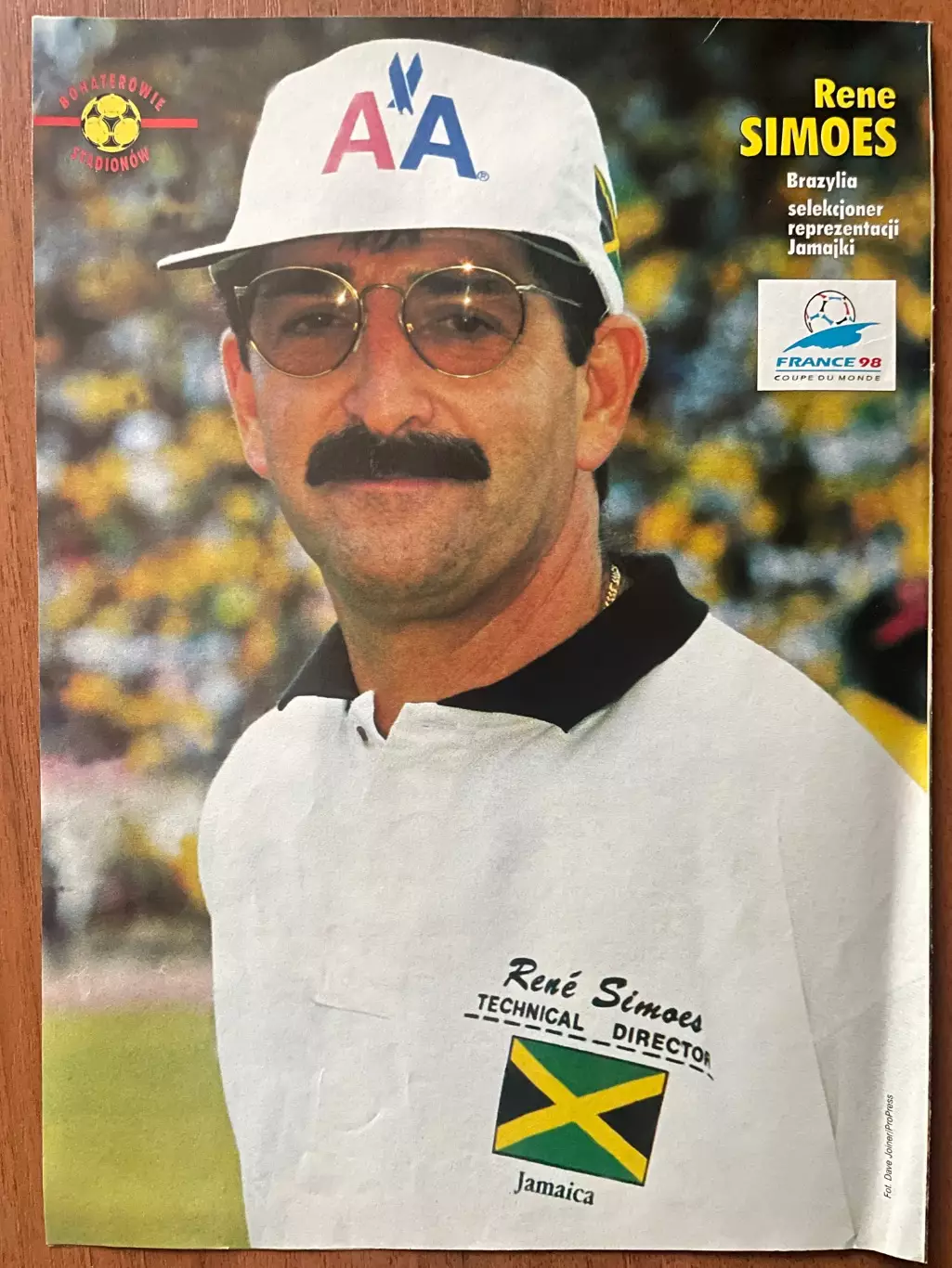 Футбол.Постер двосторонній з журналу Pilka Nozna Роналдо,Сімоеш. 1