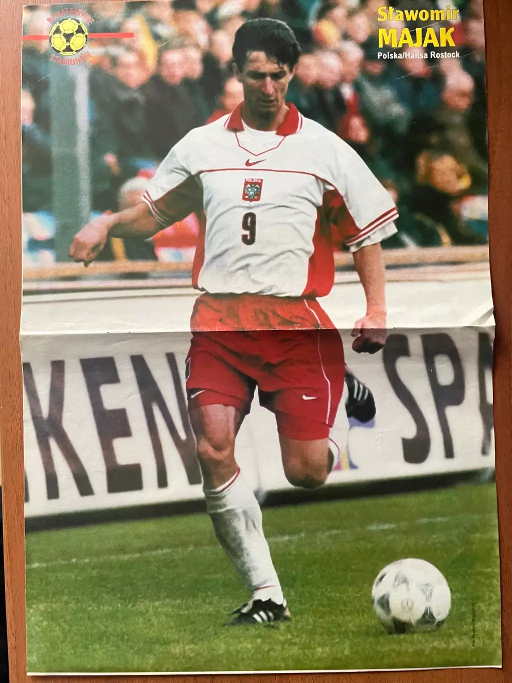 Футбол.Постер двосторонній з журналу Pilka Nozna Ратайчик,Маяк.