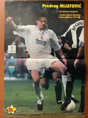 Футбол.Постер двосторонній з журналу Pilka Nozna Міятович,Віаллі.