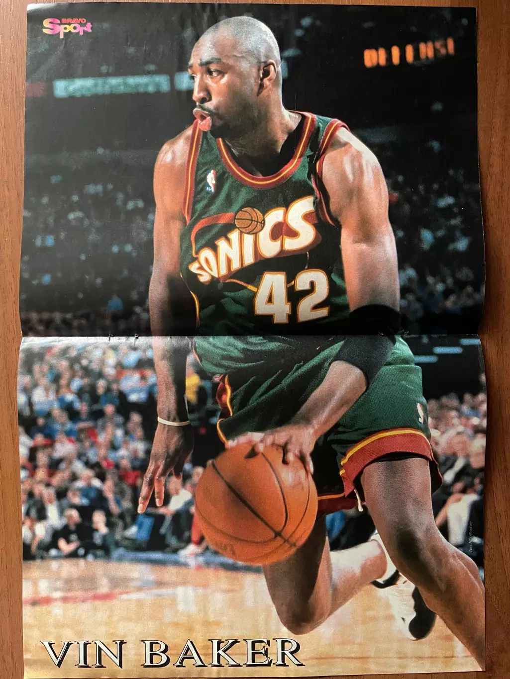 Футбол.Постер двосторонній з журналу Bravo Sport,Клюйверт,Бекер. 1