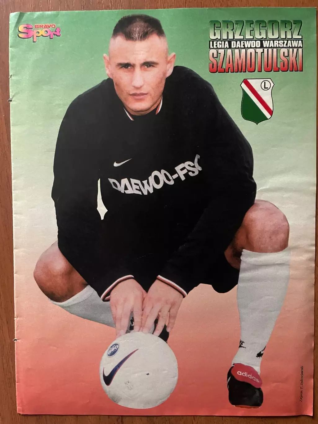 Футбол.Постер двосторонній з журналу Bravo Sport,Клюйверт,Бекер. 2