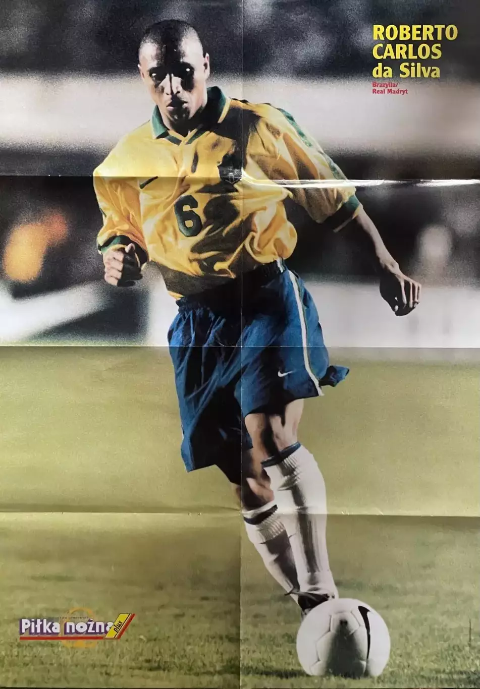 Футбол.Постер ,плакат двосторонній з журналу Pilka Nozna Plus Барселона,Карлос . 1