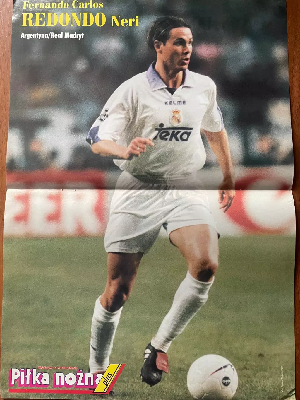 Футбол.Постер двосторонній з журналу Pilka Nozna Plus Редондо.