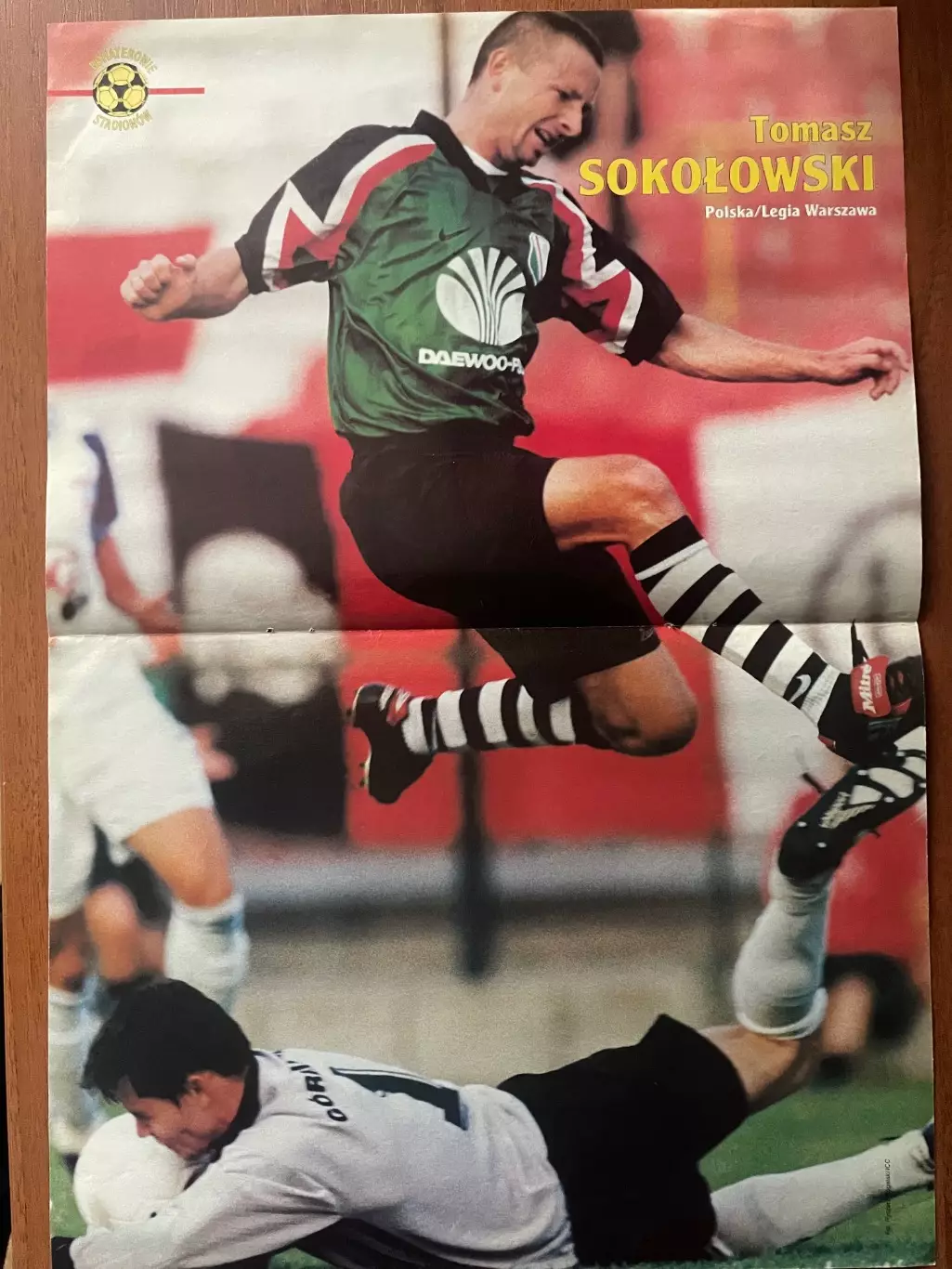 Футбол.Постер двосторонній з журналу Pilka Nozna 1